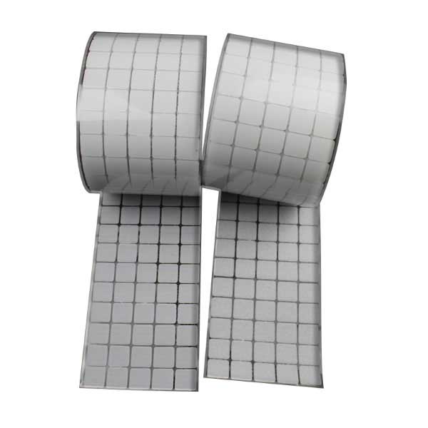 Hook and Loop Fastener Squares with High Tack Rubber Adhesive