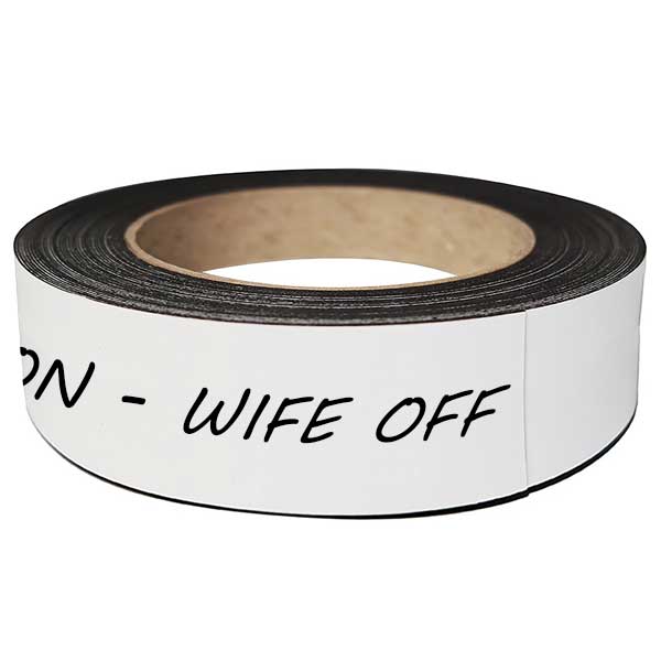White Magnetic Easy Wipe Strips