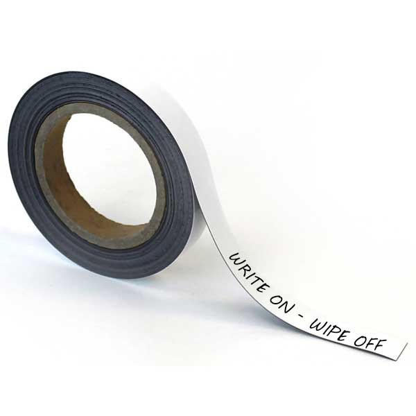 White Magnetic Easy Wipe Strips