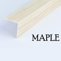 Plastic PVC Corner Wall Guard – Angle Trim Edge Protector Wood Effect
