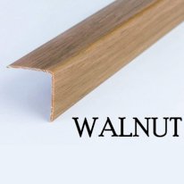 Plastic PVC Corner Wall Guard – Angle Trim Edge Protector Wood Effect