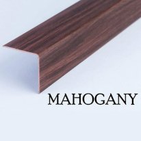 Plastic PVC Corner Wall Guard – Angle Trim Edge Protector Wood Effect