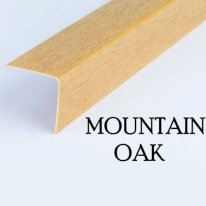 Plastic PVC Corner Wall Guard – Angle Trim Edge Protector Wood Effect