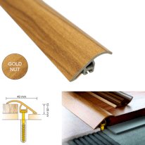 40mm Wood Effect UPVC Door Threshold