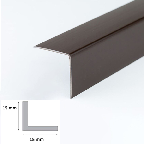 Buy Good Quality 1m Brown Plastic PVC Corner 90 Degree Angle Trim