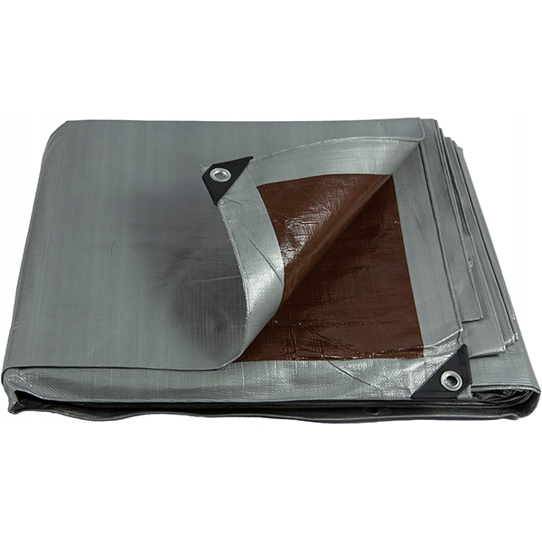 Green Mesh Tarpaulin With Eyelets + 6 Free Bungees - Waterproof Cover For Outdoor Use