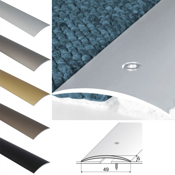 Buy High Quality Aluminum Door Floor Trim For Connecting Wooden Or
